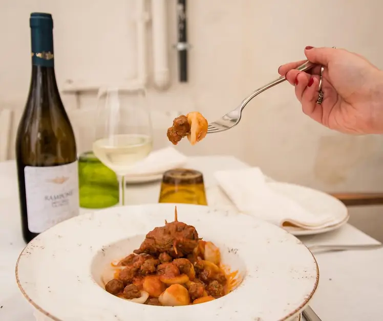 Brascioles et boulettes à Locorotondo