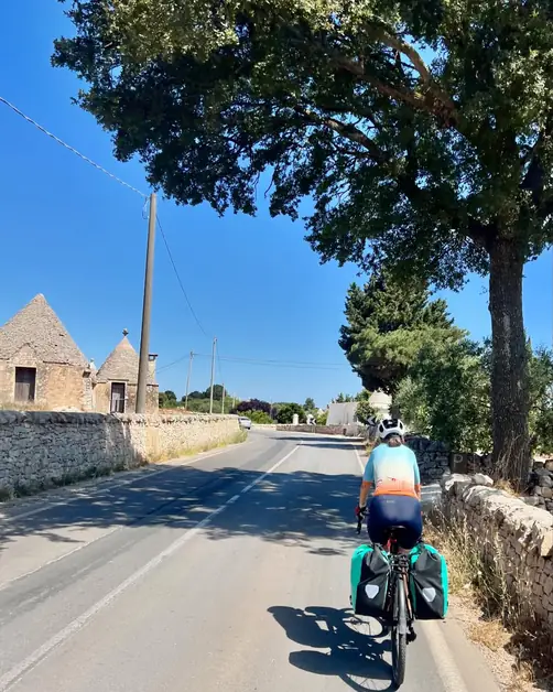 アルベロベッロを自転車で