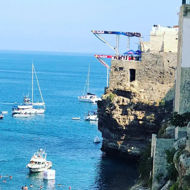 Diving Competition in Polignano