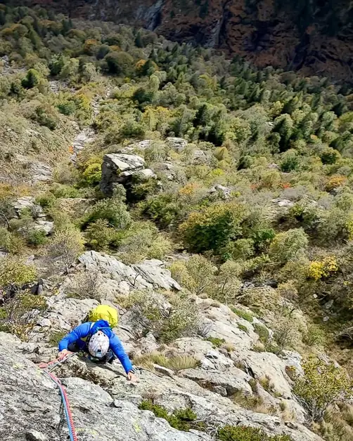Escalada y naturaleza en el Campanile de San Giovannino