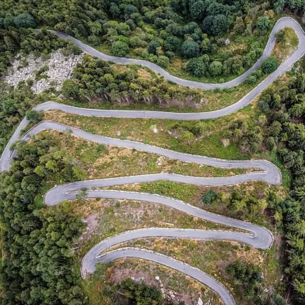 La strada da Oropa alla Galleria Rosazza per motociclisti