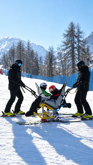 Bardonecchia: esquiar con discapacidad, servicios y facilidades
