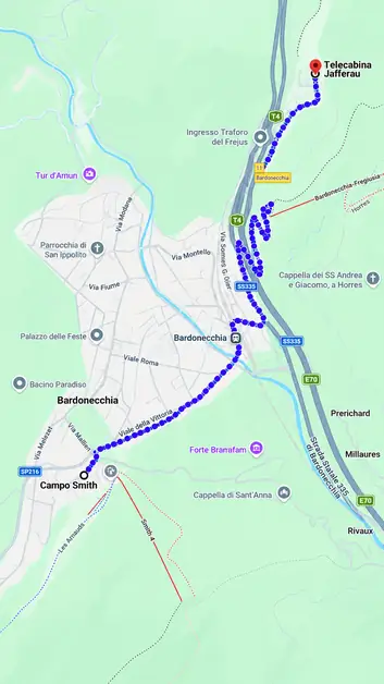 Bardonecchia: dónde aparcar cerca de los remontes y cómo usar los autobuses gratuitos