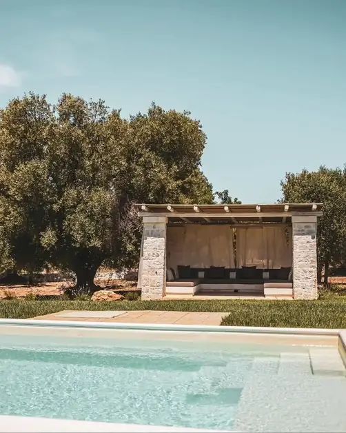 Sleeping in a Trullo with Pool