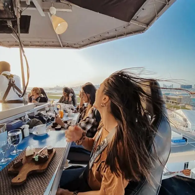 Dinner Suspended in the Sky