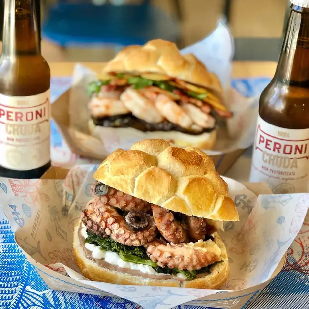 Octopus Sandwich in Monopoli