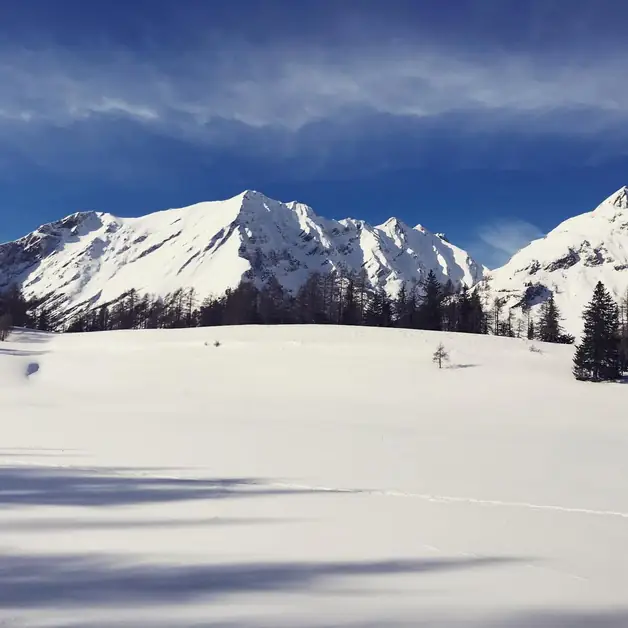 Snowshoeing at Pian Coumarial for a unique experience