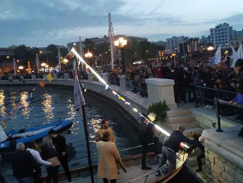 The Arrival of St. Nicholas Painting