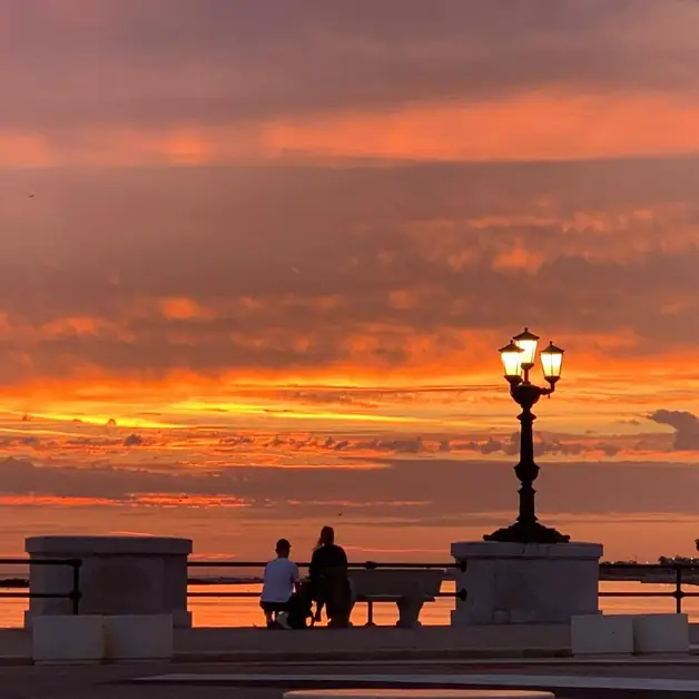 Magical Sunset in Bari